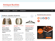 Tablet Screenshot of antique-buckles.com